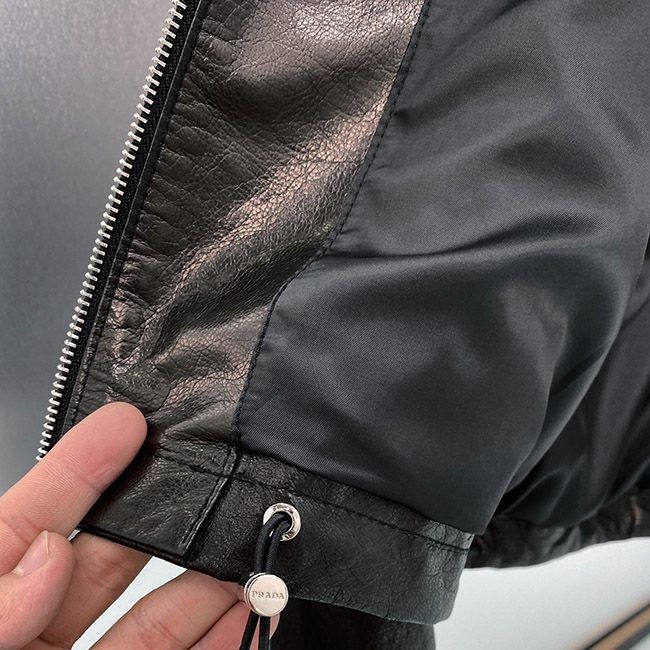 n級品 おすすめ プラダ ナッパレザー ボンバージャケット pug38022